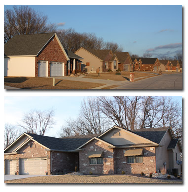 City Water, City Sewer, & Natural Gas are Standard Amenities at Wendell Creek Estate Homes Near the Communities of Troy, Illinois & St. Jacob IL.